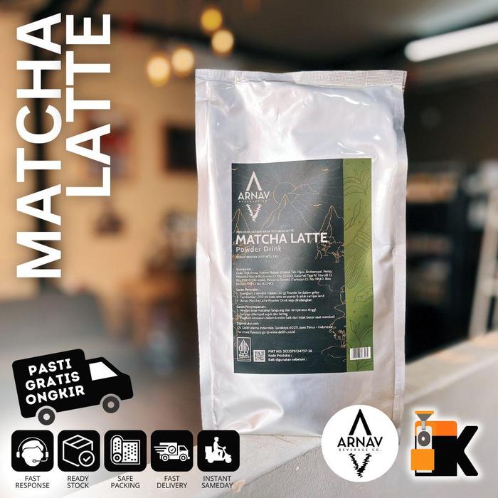 Gambar 1 Pack Arnav Powder Drink Matcha Latte Premium 1 KG dari Kieta Coffee Roastery undefined Tokopedia