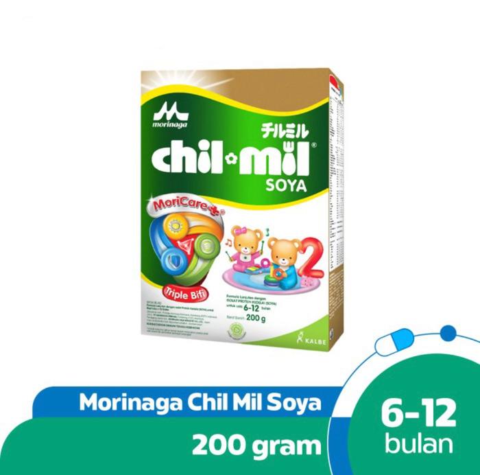 Gambar MORINAGA - CHIL MIL - Soya - Plain - 200 gram - Susu Formula Bayi dari Online Susu undefined Tokopedia