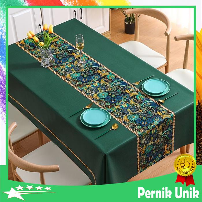 Gambar Taplak Meja Makan Jumbo Besar Motif Minimalis Modern Premium Anti Air - Esthetic45 dari pernikunikstore undefined Tokopedia