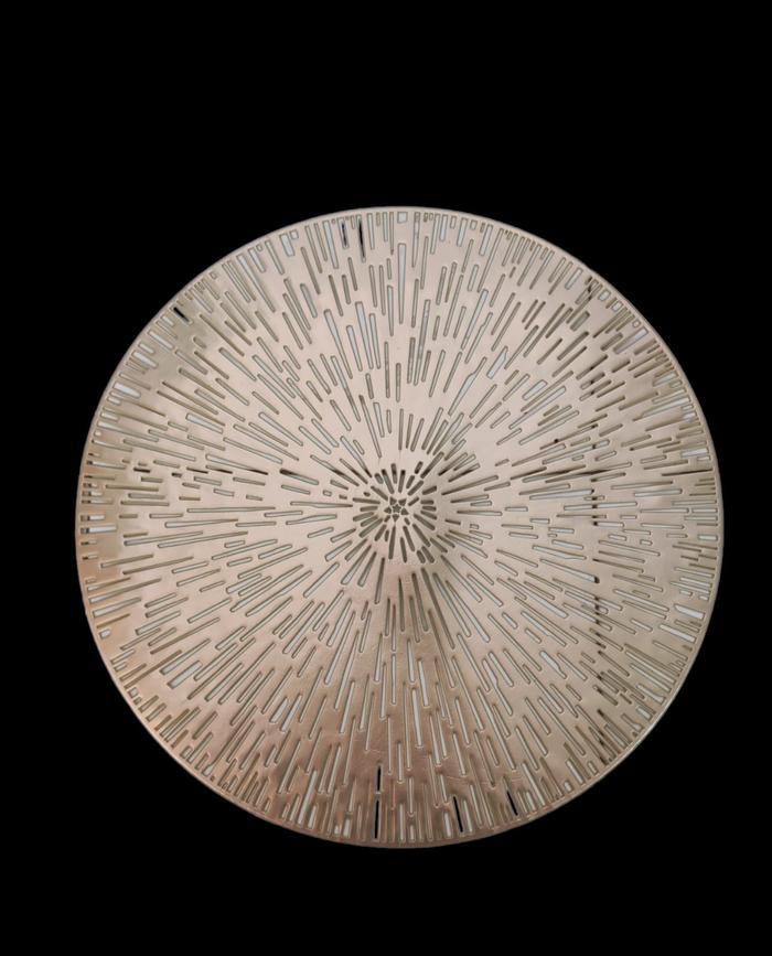 Gambar PVC Placemat Alas Tatakan Piring Meja Makan Table Mat Anti Air Minyak - Gold O dari Sejati Official Store undefined Tokopedia