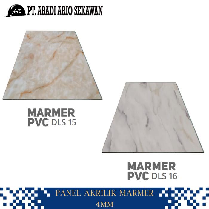 Gambar Panel Marmer PVC / Marmer Dinding / Marmer Akrilik / Marmer Mirip Asli - DLS 10 - DLS 30 dari Abadi Material Building undefined 5 Tokopedia