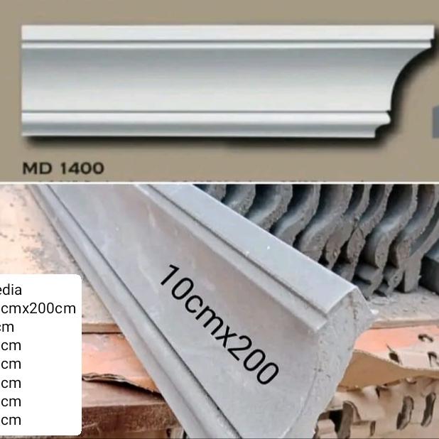 Gambar lis propil lispang kanopi panjang 2 meter lebar 20cm - Lis plos 10x200 dari Rahma 3D arsitek klasik undefined Tokopedia