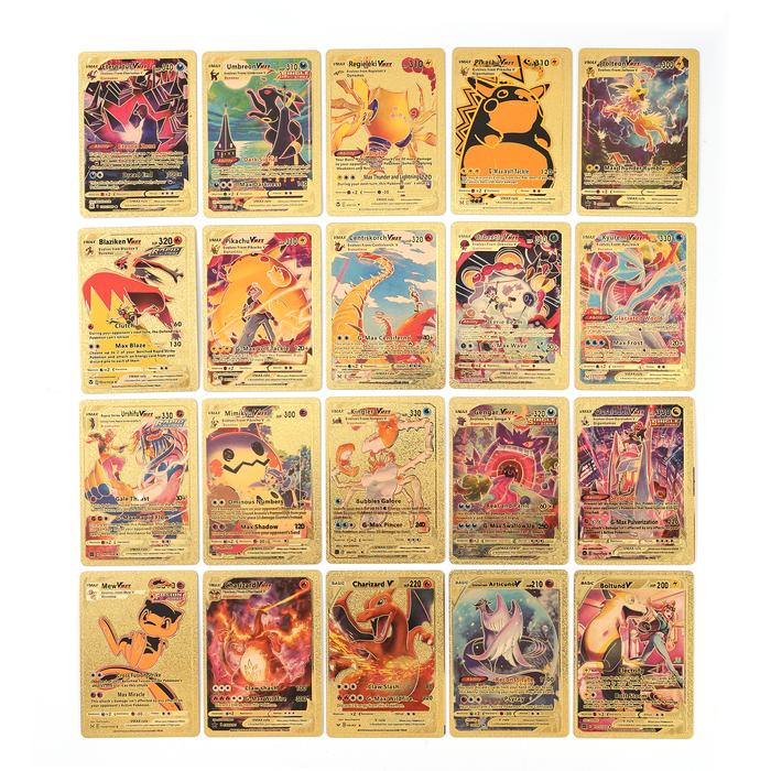 Gambar Kartu Pokemon emas diamond kartu pokemon charizard pikachu colorful - GOLD Gen4 55PCS dari Aurora_18 undefined Tokopedia