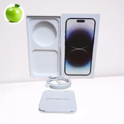 Gambar Box iPhone 14 Pro Fullset Free Stiker Request - SPACE BLACK, 1TB dari TAKASIHMURAH_08 undefined Tokopedia