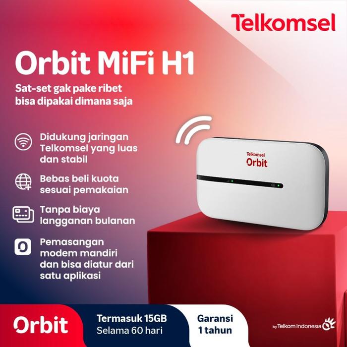 Gambar Orbit Mifi H1 Bonus Data Huawei Modem E5576 Portable Wifi 4G Garansi Resmi HKM - WHITE dari Kreasindo Online undefined Tokopedia