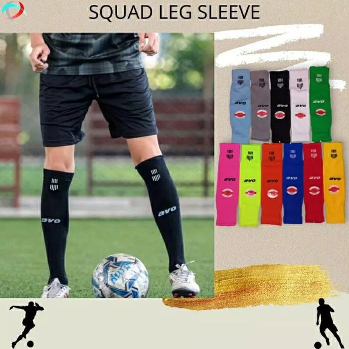 Gambar KAOS KAKI SAMBUNG AVO SQUAD FOOTBALL LEG SLEEVE - Putih dari GALERI HARMONIS PALEMBANG SPORT undefined Tokopedia