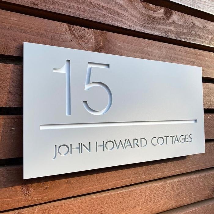 Gambar NOMOR RUMAH, ACRYLIC NOMOR RUMAH, NOMOR RUMAH ACRYLIC, NO RUMAH MODERN - MODEL MINIMALIS, 13 x 25 cm dari DSAQUASCAPE undefined Tokopedia