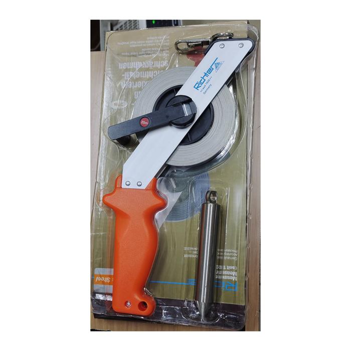 Jual Meteran Sonding RICHTER 25Meter Bandul Stainless/ Meteran Minyak