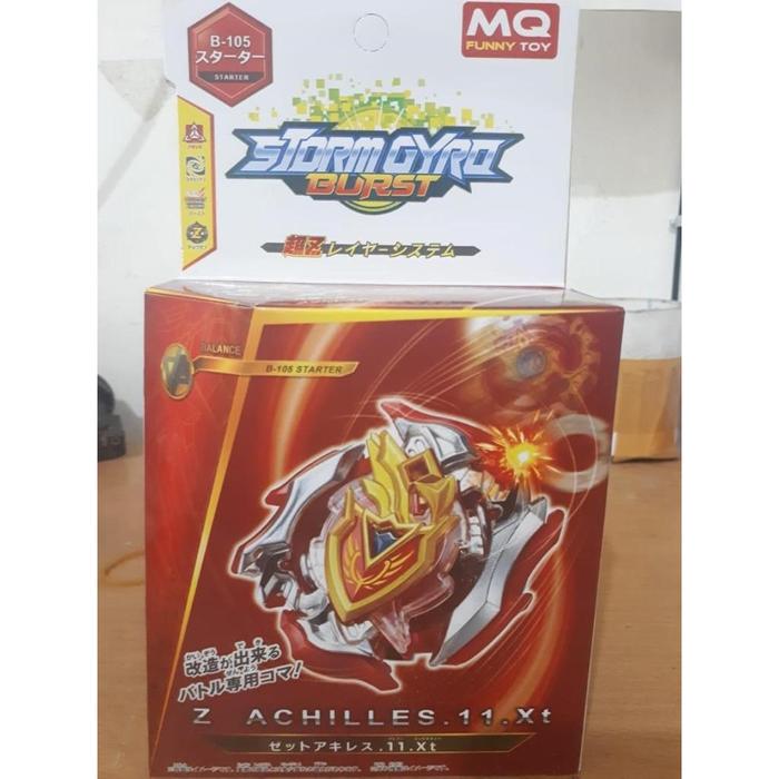 Gambar Mainan Beyblade Gasing Tornado Burst Z Achilis Anak Set Beyblede New - B105 dari LUCKIES_STORE undefined Tokopedia