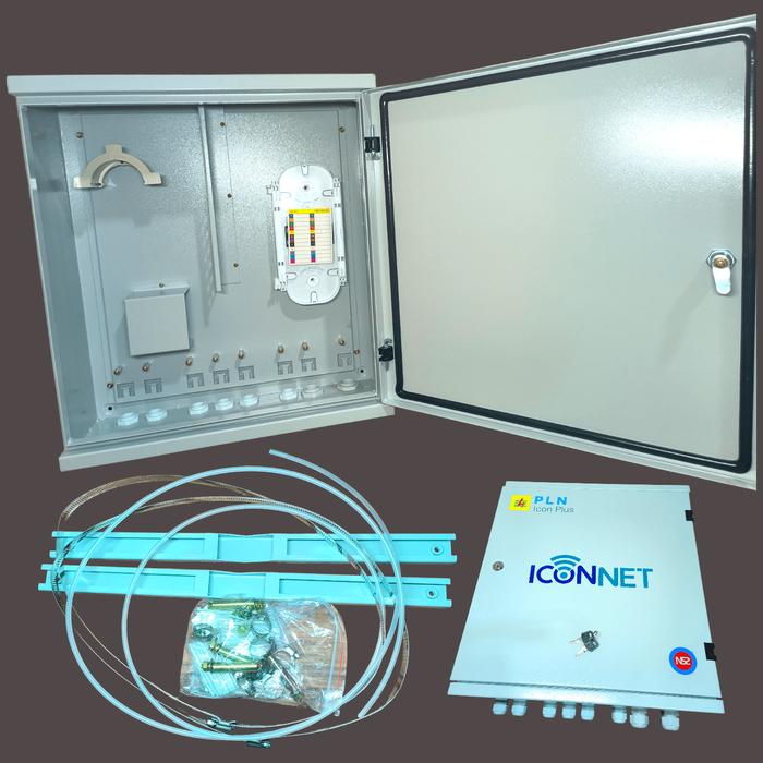 Gambar box fdt 48 core icon lengkap pigtail Splitter / odc 48 core metal - Hanya FDT dari NS2 INDONESIA undefined Tokopedia