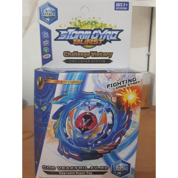 Gambar Mainan Beyblade Gasing Tornado Burst Z Achilis Anak Set Beyblede New - B73 dari LUCKIES_STORE undefined Tokopedia