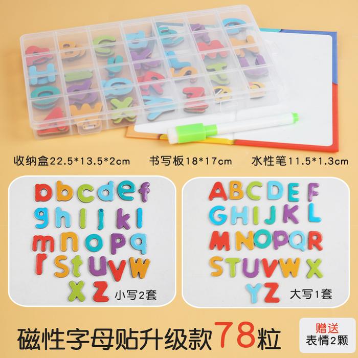 Gambar Mainan Magnet Alfabet Huruf Angka/ Magnet tempel kulkas - M. Huruf+ Papan dari tokosusularismanis undefined Tokopedia
