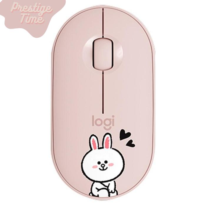 Gambar Mouse Wireless Silent Click Pebble For Windows Mac PC Laptop - Pebbel Line P dari Lovely Koper undefined Tokopedia