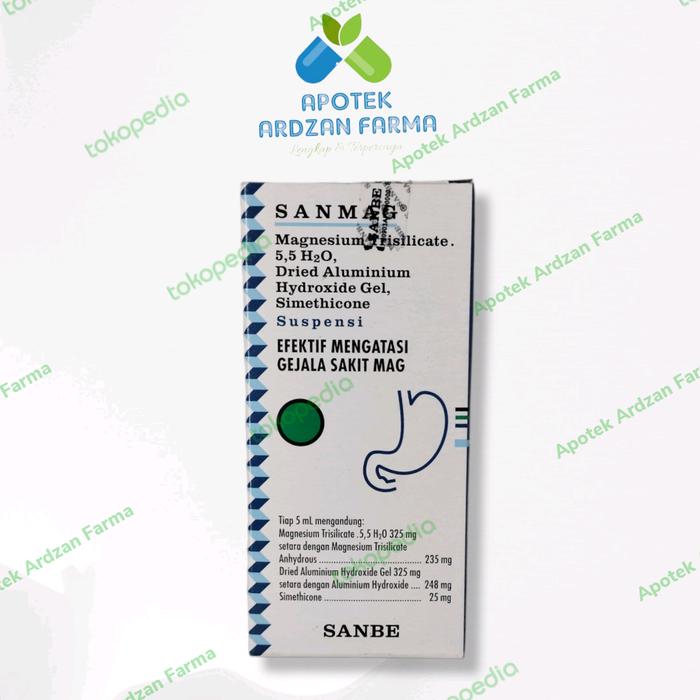 Gambar Sanmag Sirup 120 ml dari Apotek Ardzan Farma undefined Tokopedia
