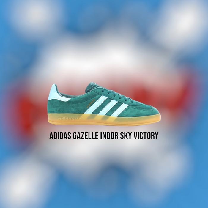 Gambar Adidas Gazelle Indoor Sky Victory Green ORIGINAL - SKY VICTORY, 40 dari Boomcoltd undefined Tokopedia