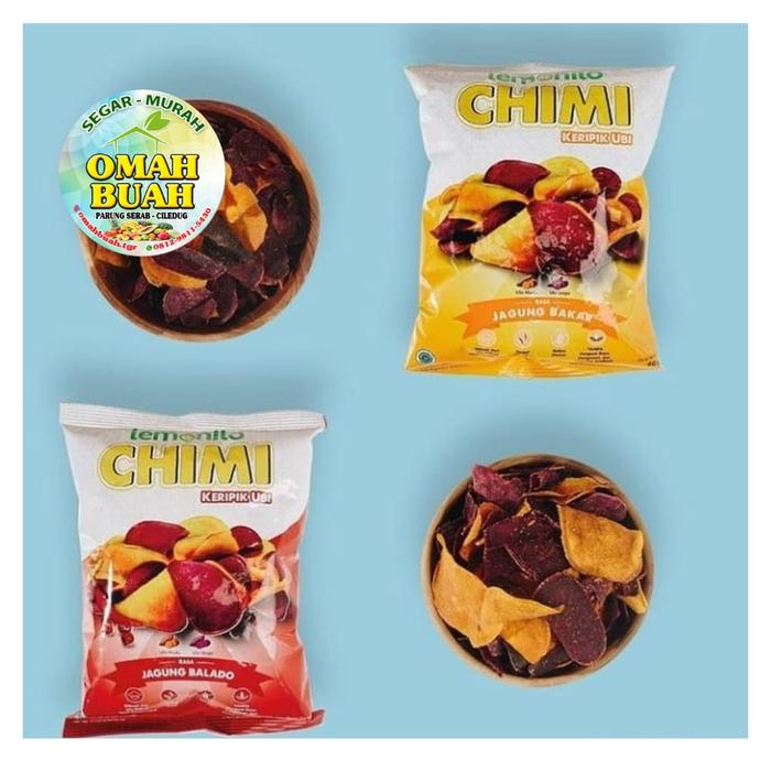 Gambar Lemonilo Chimi Keripik Ubi - Jagung Bakar dari Omah Buah Tgr undefined Tokopedia