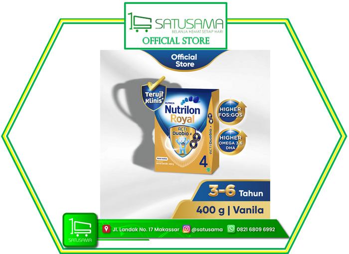 Gambar NUTRILON ROYAL ACTI DUOBIO 4 - VANILA 400 G dari satusamaonline undefined Tokopedia