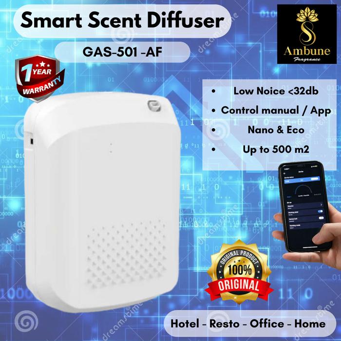 Gambar Scenting mesin smart diffuser GAS-501 F Putih pengharum ruangan Ambune - Mesin dari Ambune Fragrance undefined Tokopedia