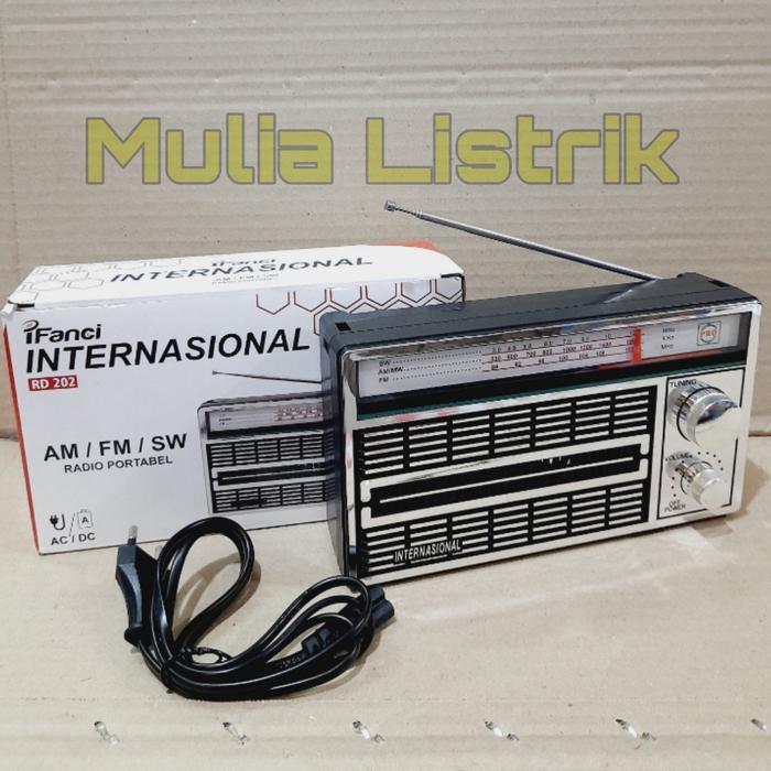 Gambar radio AC DC international dari Mulia Listrik Elektrik undefined Tokopedia
