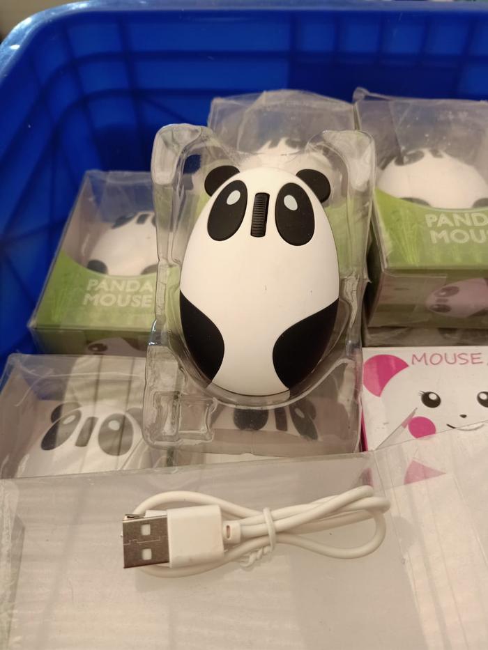 Gambar Mouse Karakter lucu usb cable dan wireless - mouse panda dari Biz Comp undefined Tokopedia