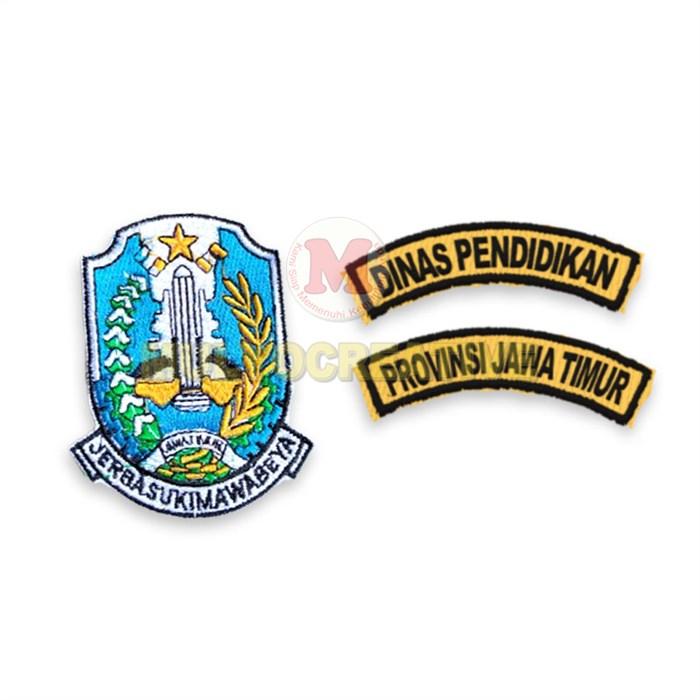 Gambar Bed Bordir Logo Dinas Provinsi Jawa Timur - Bordir Pemprov Jawa Timur - Dinas Pendidika dari Mulyocreative co id undefined Tokopedia