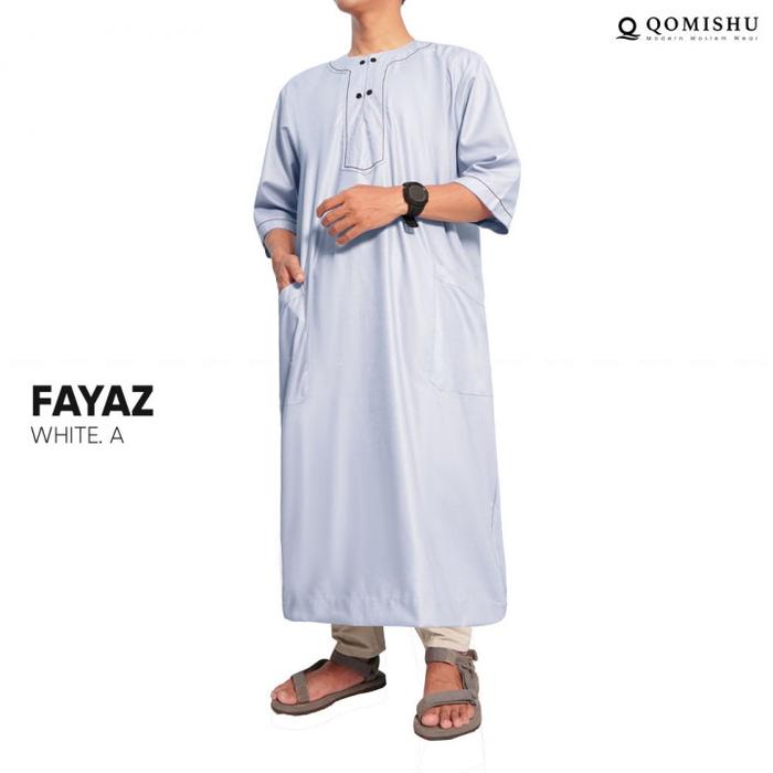 Gambar Gamis Jubah Pria Fayaz - Gamis Terusan Pria - Baju Muslim Pria - Putih, M dari Larozano undefined Tokopedia
