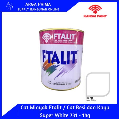 Gambar Cat Minyak Ftalit / Cat Minyak Besi dan Kayu Ftalit 1kg - Super White 731 dari Arga Prima Bangunan undefined Tokopedia