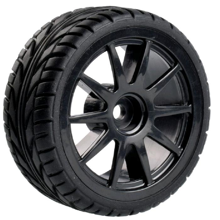 Gambar 1pcs ban + velg onroad touring rc 1/12 1/10 hsp tamiya wltoys kyoso - Hitam dari aerial189 undefined Tokopedia
