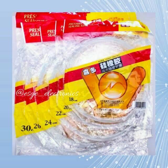 Gambar Karet Seal Panci Presto Universal 18 20 22 24 26 28 30 32 CM 4-16liter - 22CM dari UCC-Jakarta undefined Tokopedia