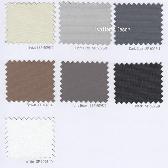 Gambar Roller Blind Indoor Sharp Point Black Out / Blackout Untuk Kantor - SP 6095, Chain STD dari Eva Home Decor 2 undefined Tokopedia