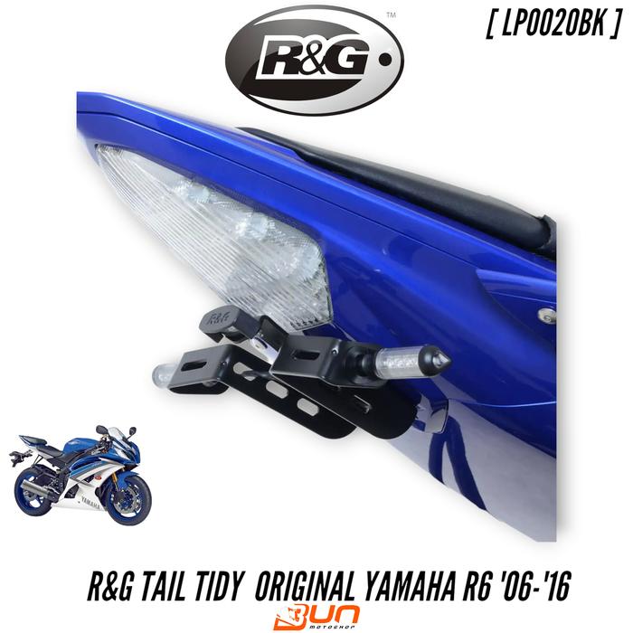 Gambar Tail tidy Dudukan plat R&G RG Yamaha R6 2006-2016 - BLACK dari bunmotoshop undefined Tokopedia