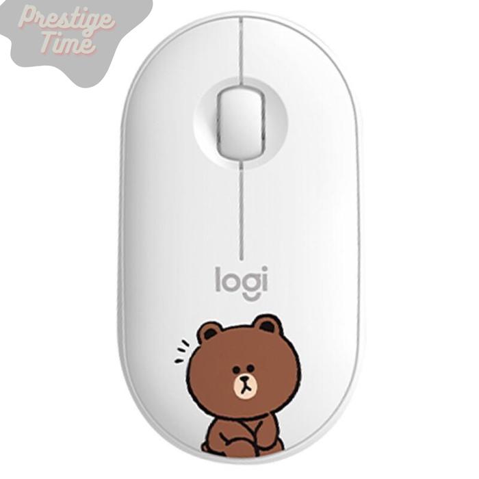 Gambar Mouse Wireless Silent Click Pebble For Windows Mac PC Laptop - Pebbel LIne W dari Lovely Koper undefined Tokopedia