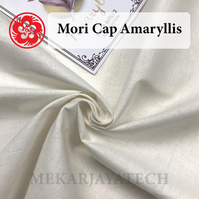 Gambar Kain Mori bahan batik lebar 105Cm Cap Amaryllis (Harga per 1/2 yard) dari Bahankaincom undefined Tokopedia