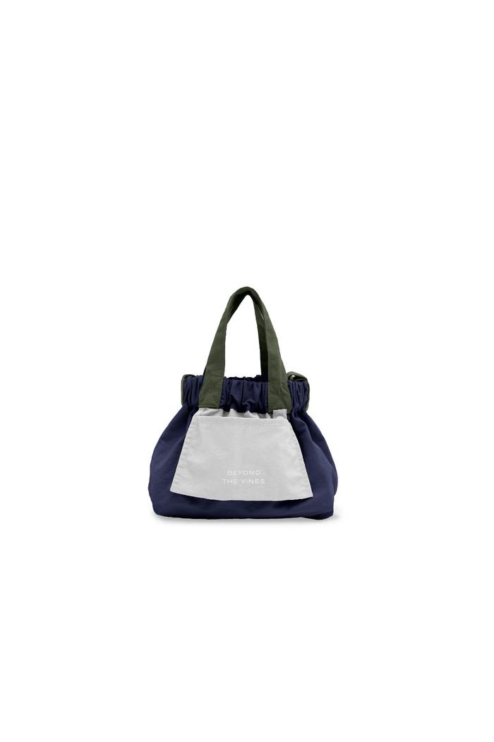 Gambar BTV Beyond The Vines Colourblock Micro Dumpling Bag Vol. 2 - Navy/Grey dari Ade Mulya undefined Tokopedia
