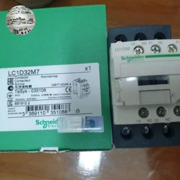 Jual Contactor Kontactor LC1D32M7 3P 220VAC 50A Schneider - Jakarta ...
