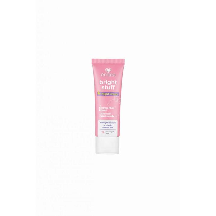 Gambar Emina Bright Stuff Night Cream 20g - Pelembab Wajah Malam Hari Cerah - EMINA BS Night  dari CFBEAUTYJOGJA undefined Tokopedia