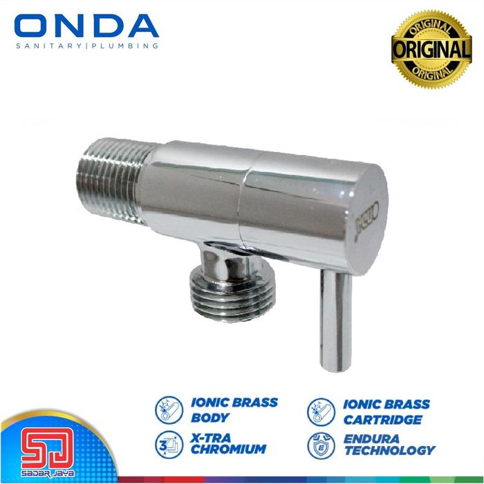 Gambar ONDA JF 09 LA Stop Kran Toilet Keran Shower Brass Valve 1/2" Kuningan dari Sadar Jaya Maju undefined Tokopedia