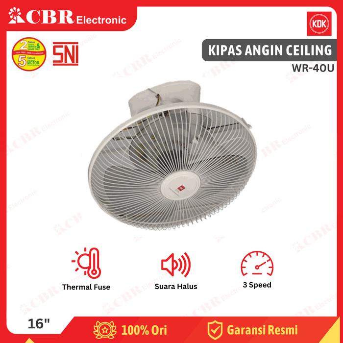 Wr40u Jual Kipas Angin KDK / WR-40U (Ceiling) - Kota Batam - CBR Elektronik ...