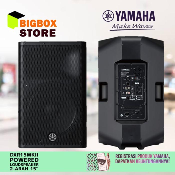 Gambar Yamaha Speaker Aktif DXR15 MKII / DXR 15 MKII / DXR-15 MKII Original dari BigBox store.id undefined Tokopedia