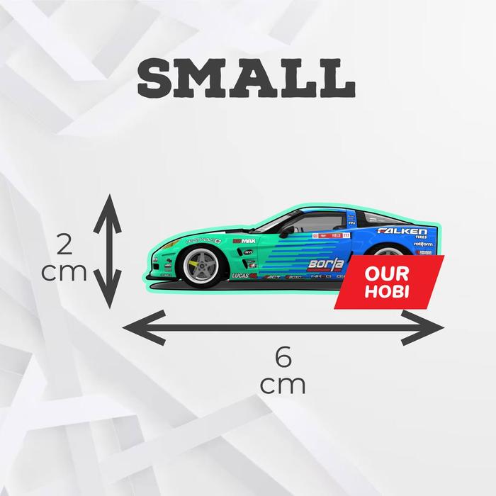 Gambar Sticker Drift Corvette Matt Field Falken Formula Drift - Small, Warna dari Our Hobi undefined Tokopedia
