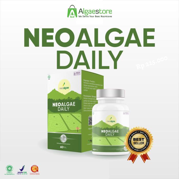 Gambar NEOALGAE Spirulina Superfood - ASLI Indonesia isi 60 Kapsul x 500mg - 1 pcs dari Neoalgae Store undefined Tokopedia