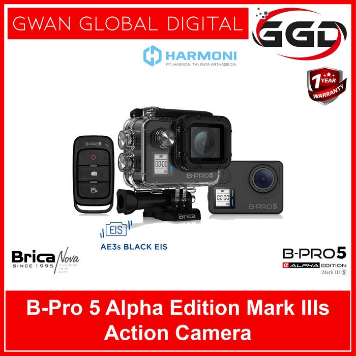 Gambar Brica B-Pro 5 BPRO5 Alpha Edition 4K Mark III AE3S EIS Wide Action Cam - Black - EIS dari Gwan Global Digital undefined Tokopedia