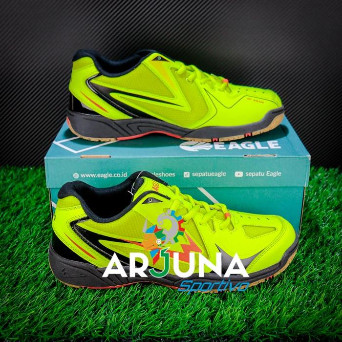 Gambar EAGLE BADMINTON SHOES | MAXI | SEPATU OLAHRAGA BULUTANGKIS ORIGINAL - KUNING/SULFUR, 41 dari ARJUNA SPORTIVO undefined Tokopedia
