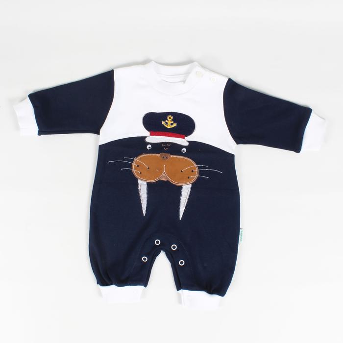 Gambar BANANA Jumper Bayi Laki-Laki Bordir Captain Walrus - Putih, M dari BANANA Official Store Kota Administrasi Jakarta Timur Tokopedia