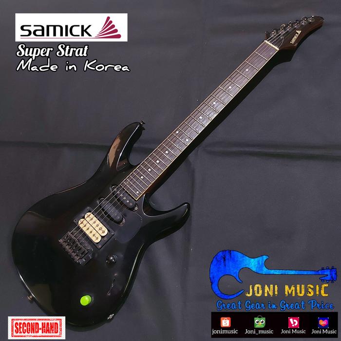 Gambar Gitar Samick Artist Series Strato Super Strat Korea - Super Strat HSS dari Joni Music undefined Tokopedia