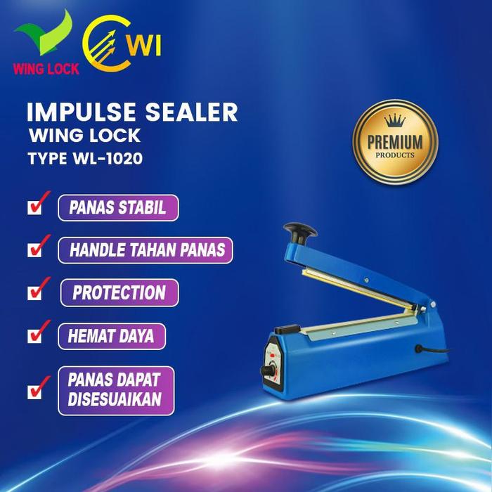 Gambar Alat Press Perekat Plastik / Impulse Sealer / 20 CM /30 CM - 20 cm - 30CM WINGLOCK dari Hoki Store 8869 undefined 5 Tokopedia
