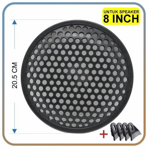 Gambar Ram Tutup Speaker Plastik 8inch 8" 8in Grill Cover Speaker 8 Inch dari DH TRONIC undefined Tokopedia