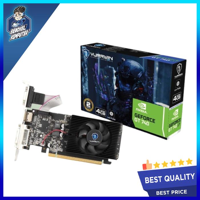 Gambar VGA VURRION GT 740 LP 2GB GDDR3 dari bengkelkomputerptk undefined Tokopedia