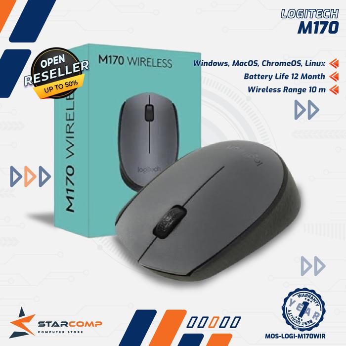 Gambar Logitech Mouse M170 Wireless Original dari Starcomp Origin undefined Tokopedia