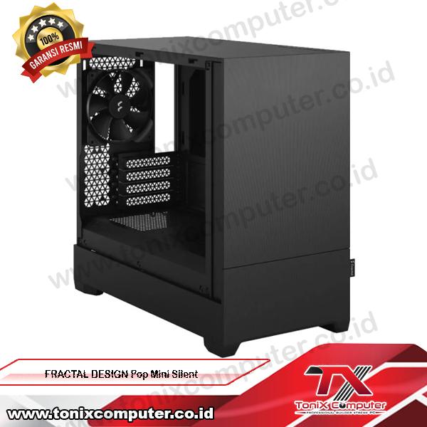 Gambar FRACTAL DESIGN Pop Mini Silent | Casing PC Gaming Mini ITX - Black TG dari ToniX Computer undefined Tokopedia